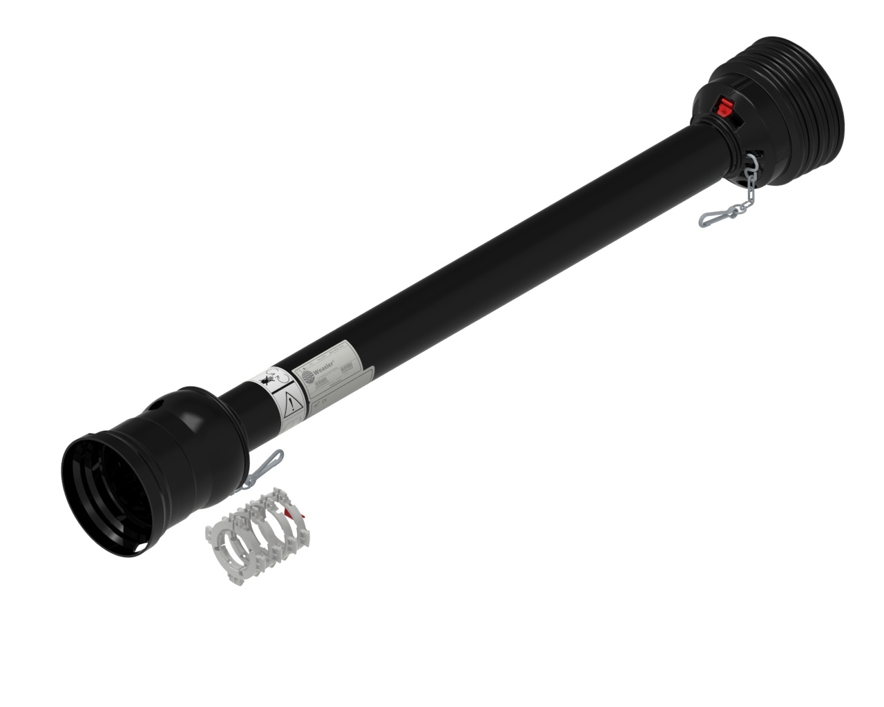 Пластиковая защита (кожух) WWCV с комплектом подшипников,CAT4,1010MM