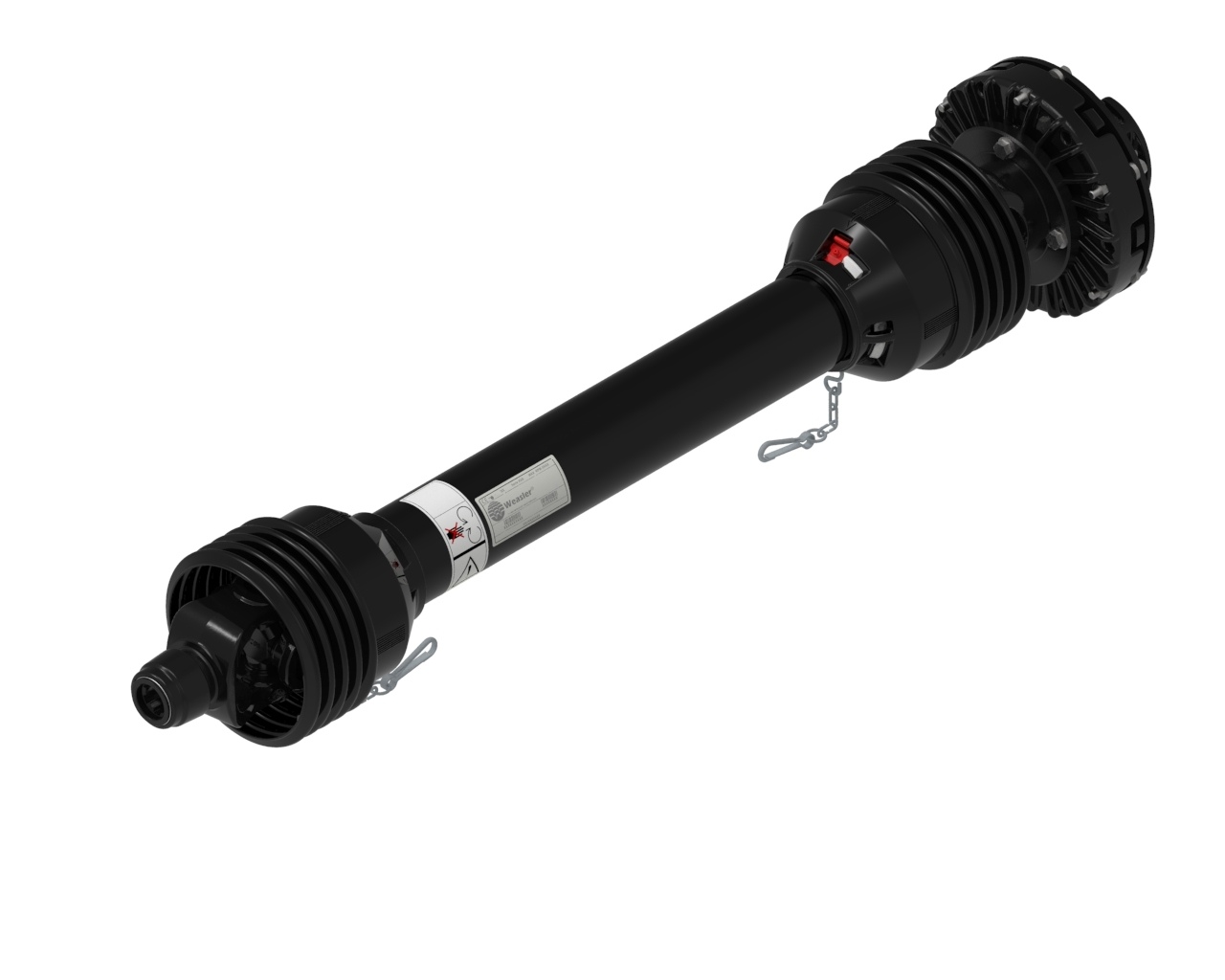 Карданный вал c фрикционно-обгонной муфтой TorQmaster,AB8,1510MM,TQ FR/OR 2000NM,SSL 1 3/8