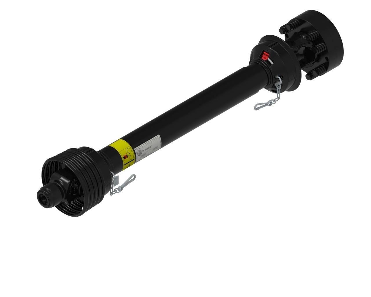 Карданный вал с фрикционной муфтой,AW35,860MM,FR 900NM,SSL 1 3/8