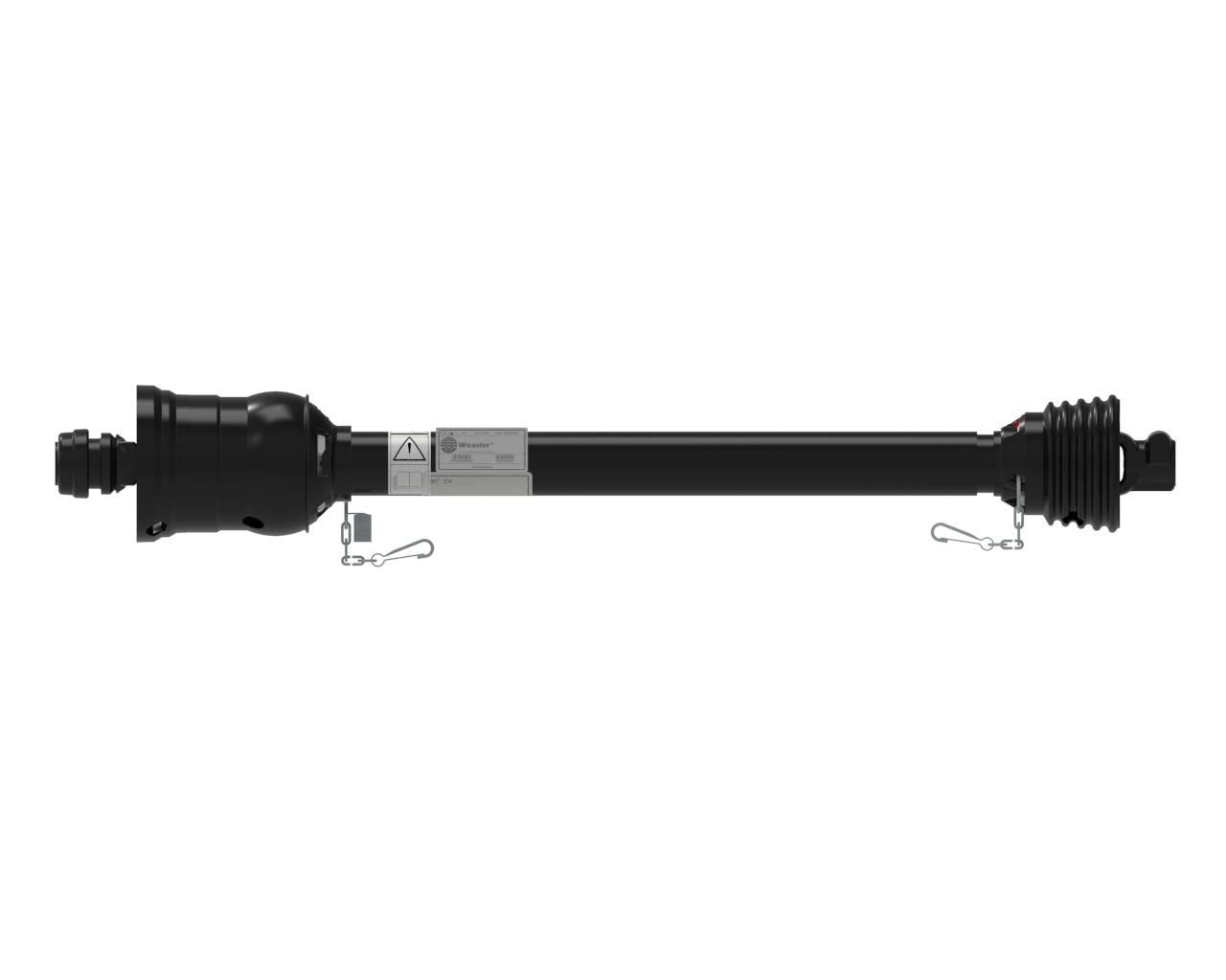 Широкоугольный карданный вал WWCV, AB2-80, 1210MM, SSL 1 3/8