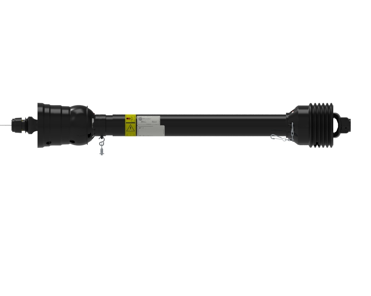 Широкоугольный карданный вал WWCV, AB8-80, 860MM, AL 1 3/8