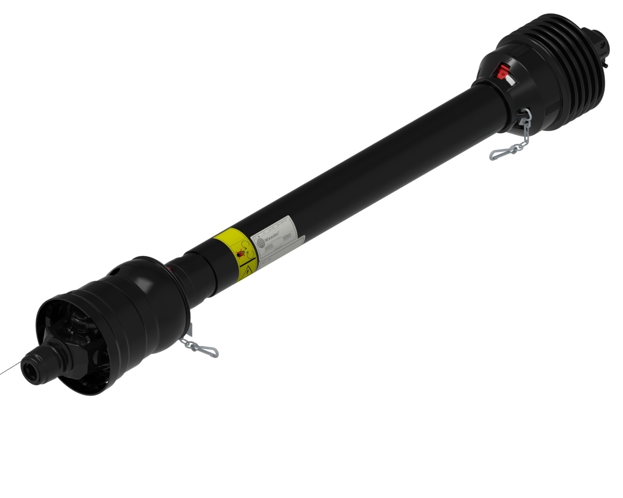 Широкоугольный карданный вал WWCV, AB8-80, 1210MM, AL 1 3/8